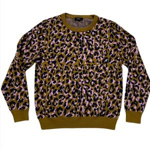 J. Crew Leopard print Sweater